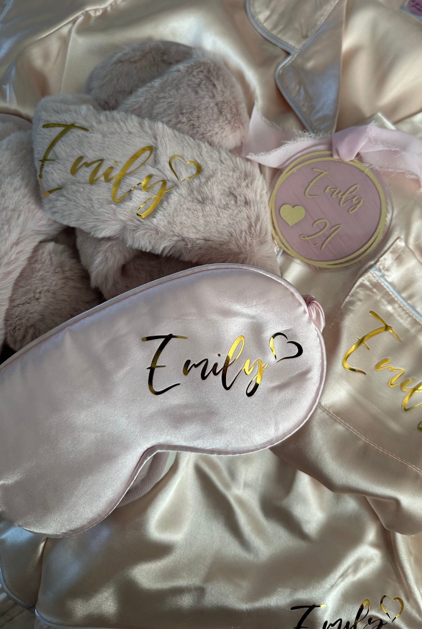 Personalised Silky Eye Mask