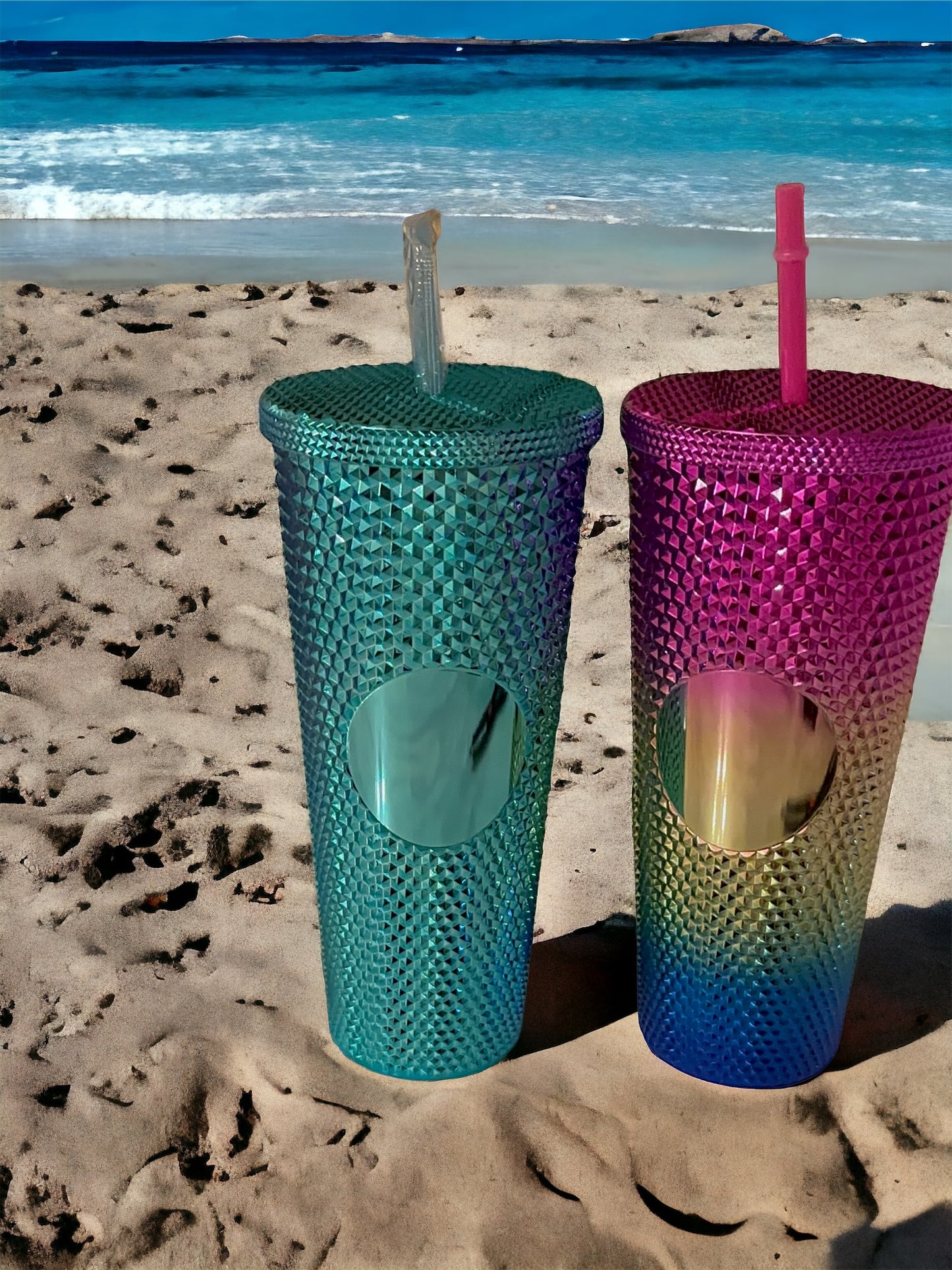✨ **Personalised Diamanté Sparkle Cold Cups** ✨