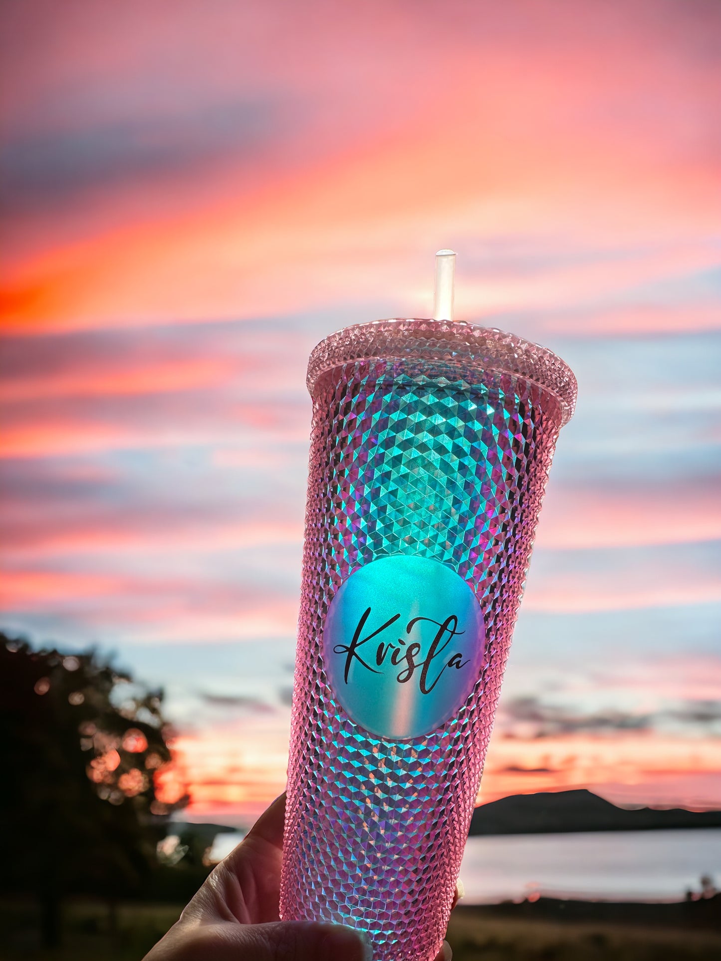 ✨ **Personalised Diamanté Sparkle Cold Cups** ✨
