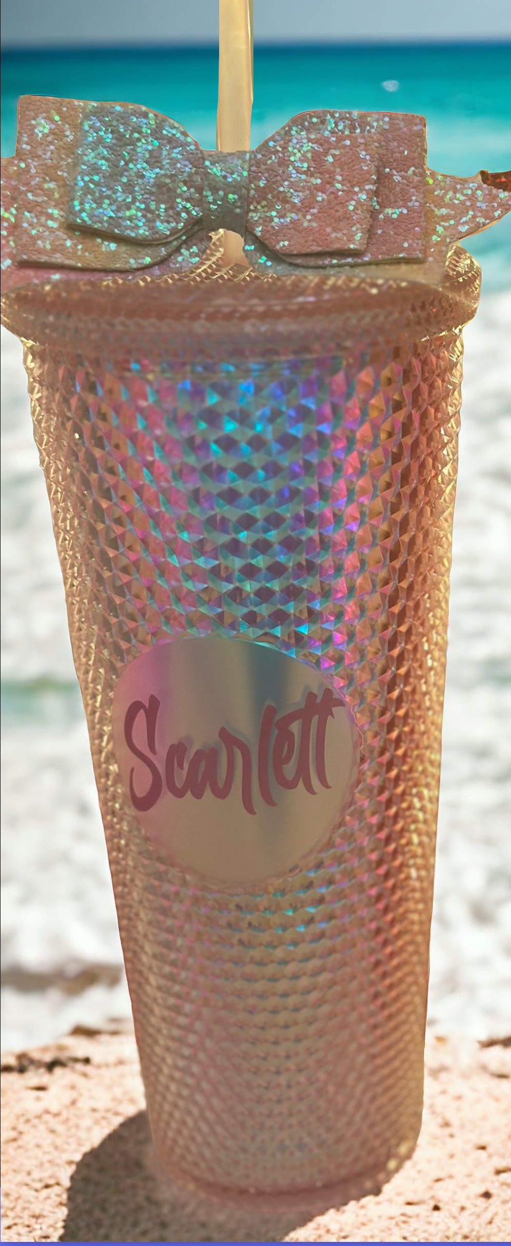 ✨ **Personalised Diamanté Sparkle Cold Cups** ✨