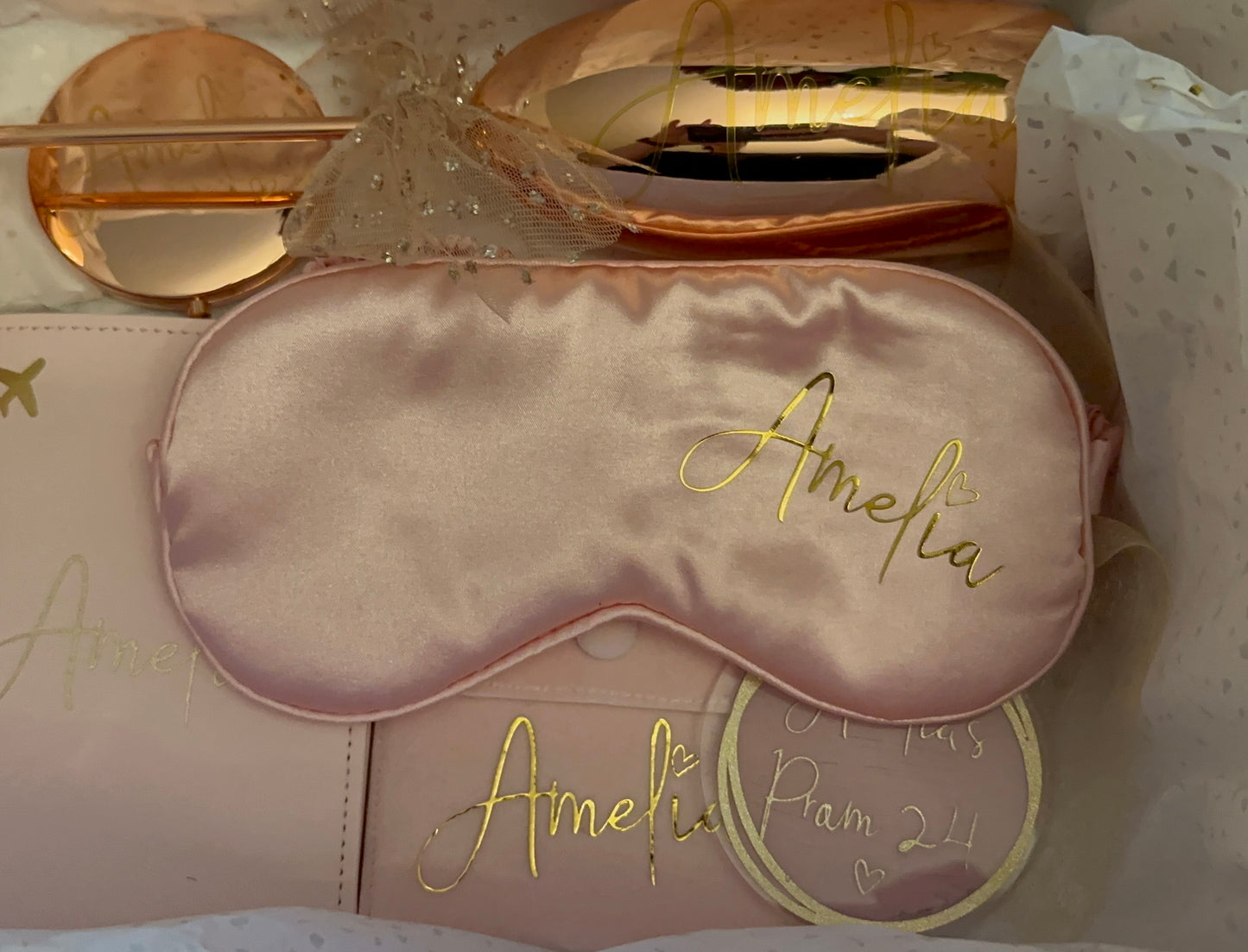 Personalised Silky Eye Mask