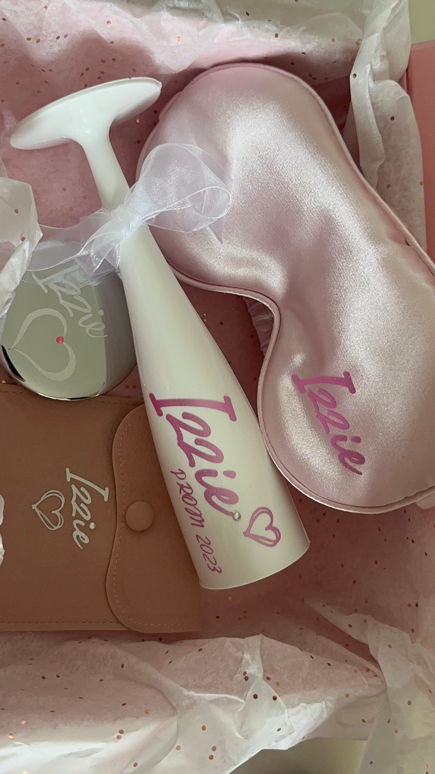Personalised Silky Eye Mask