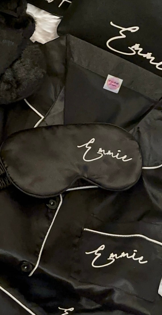 Personalised Silky Eye Mask