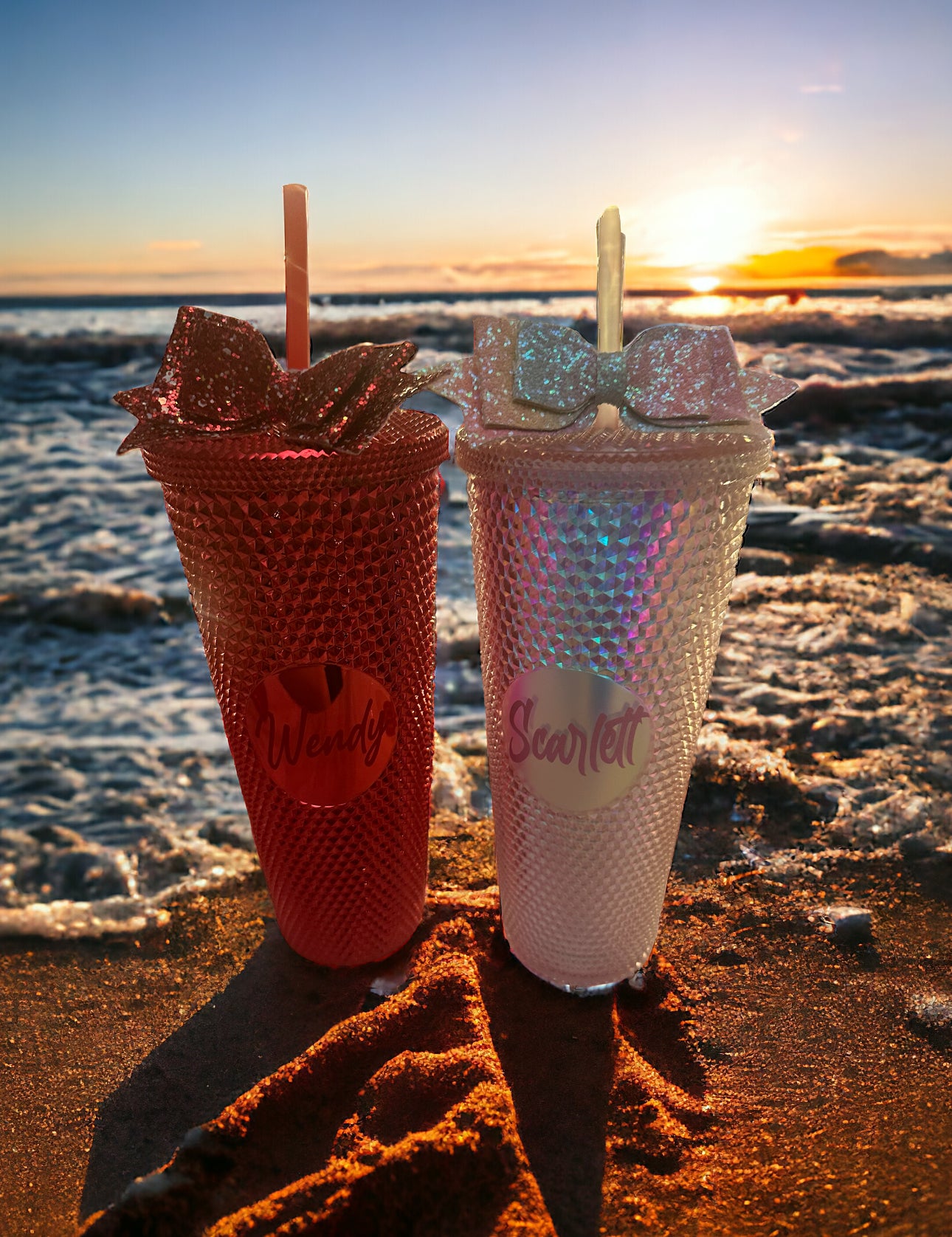 ✨ **Personalised Diamanté Sparkle Cold Cups** ✨