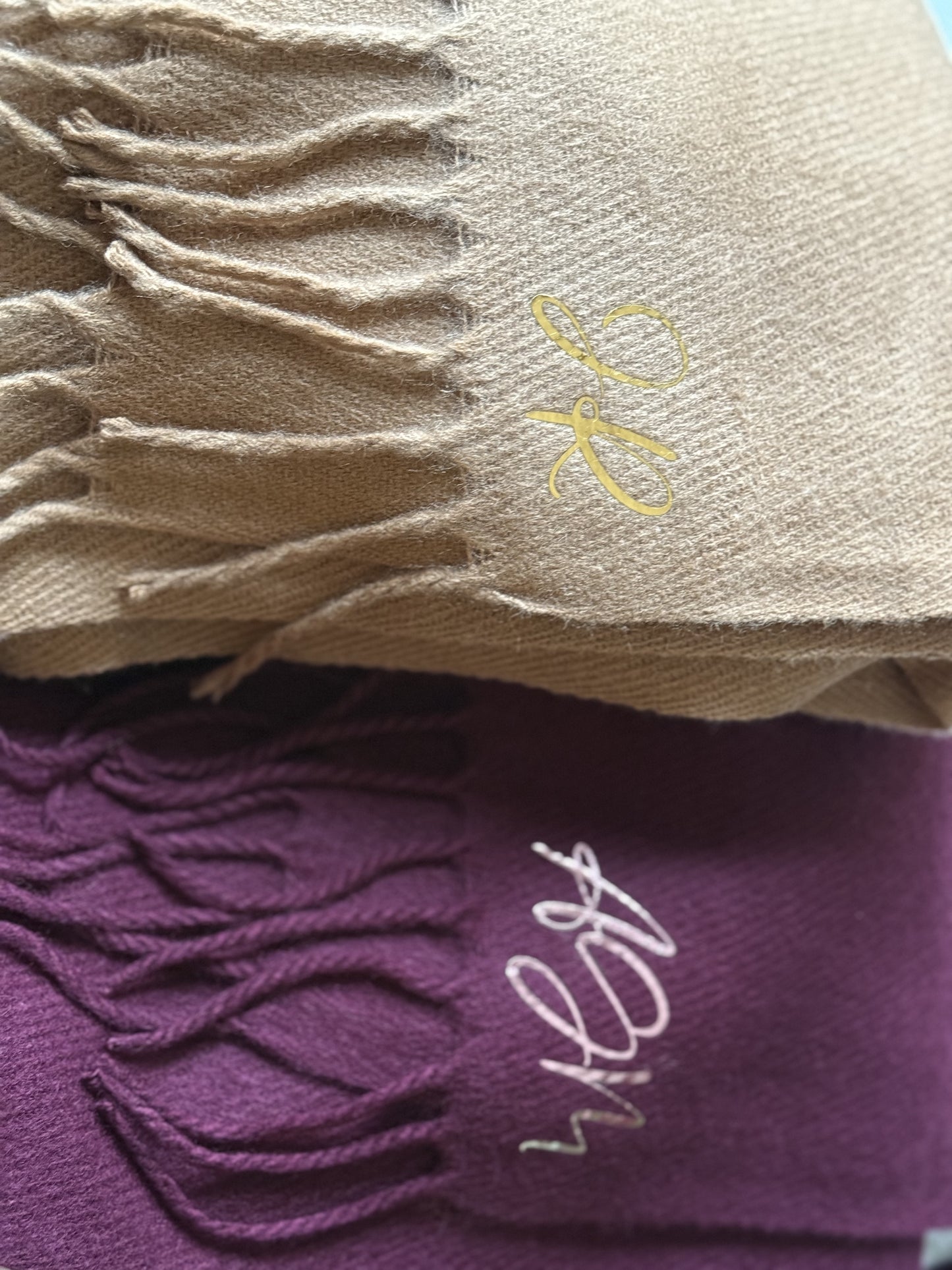 Personalised Woven Scarf 🧣