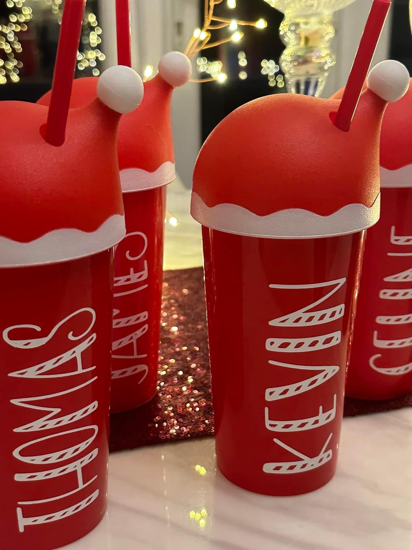Personalised Santa Hat Cup