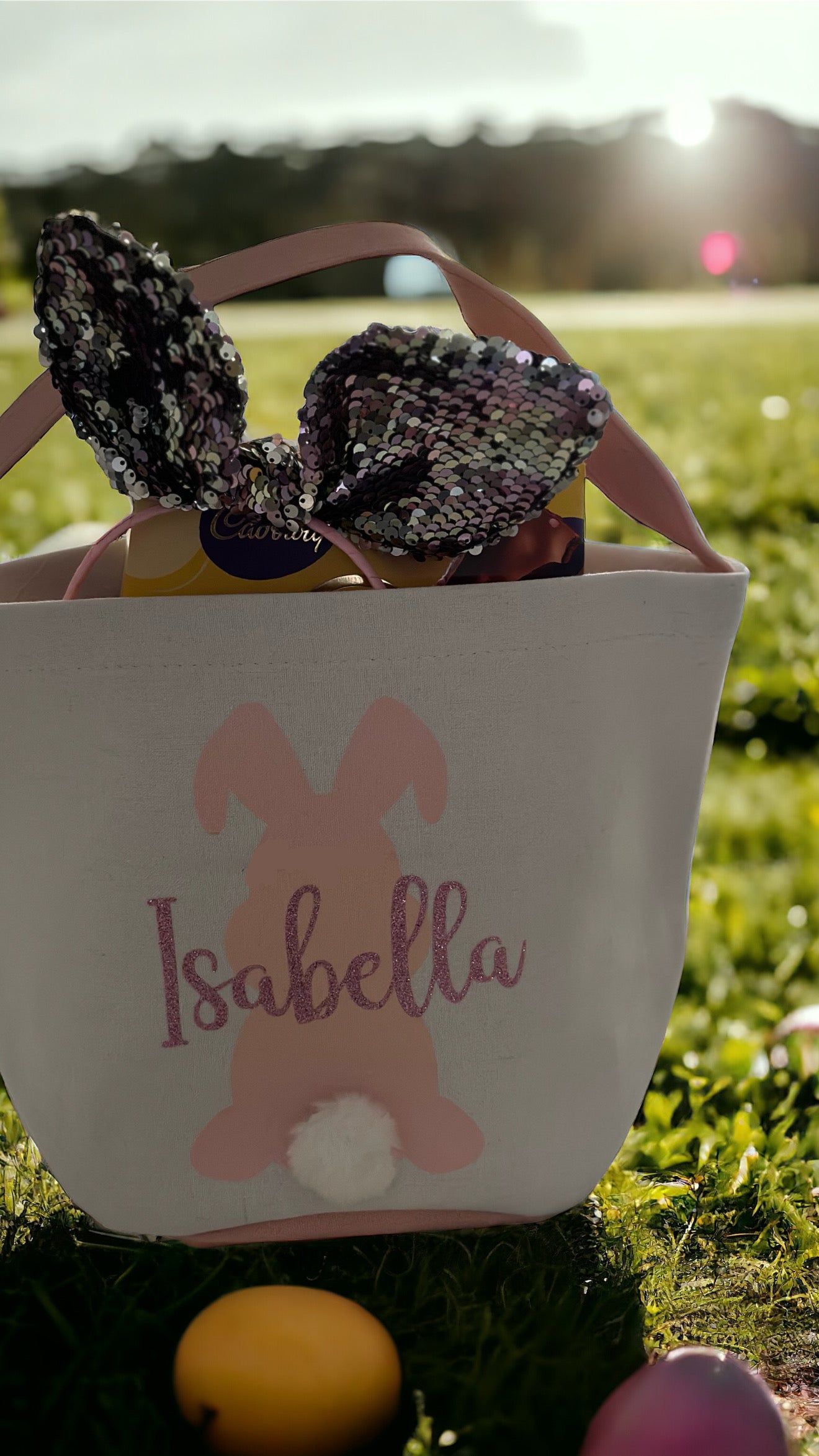Personalised Easter Bunny Baskets (large) π£