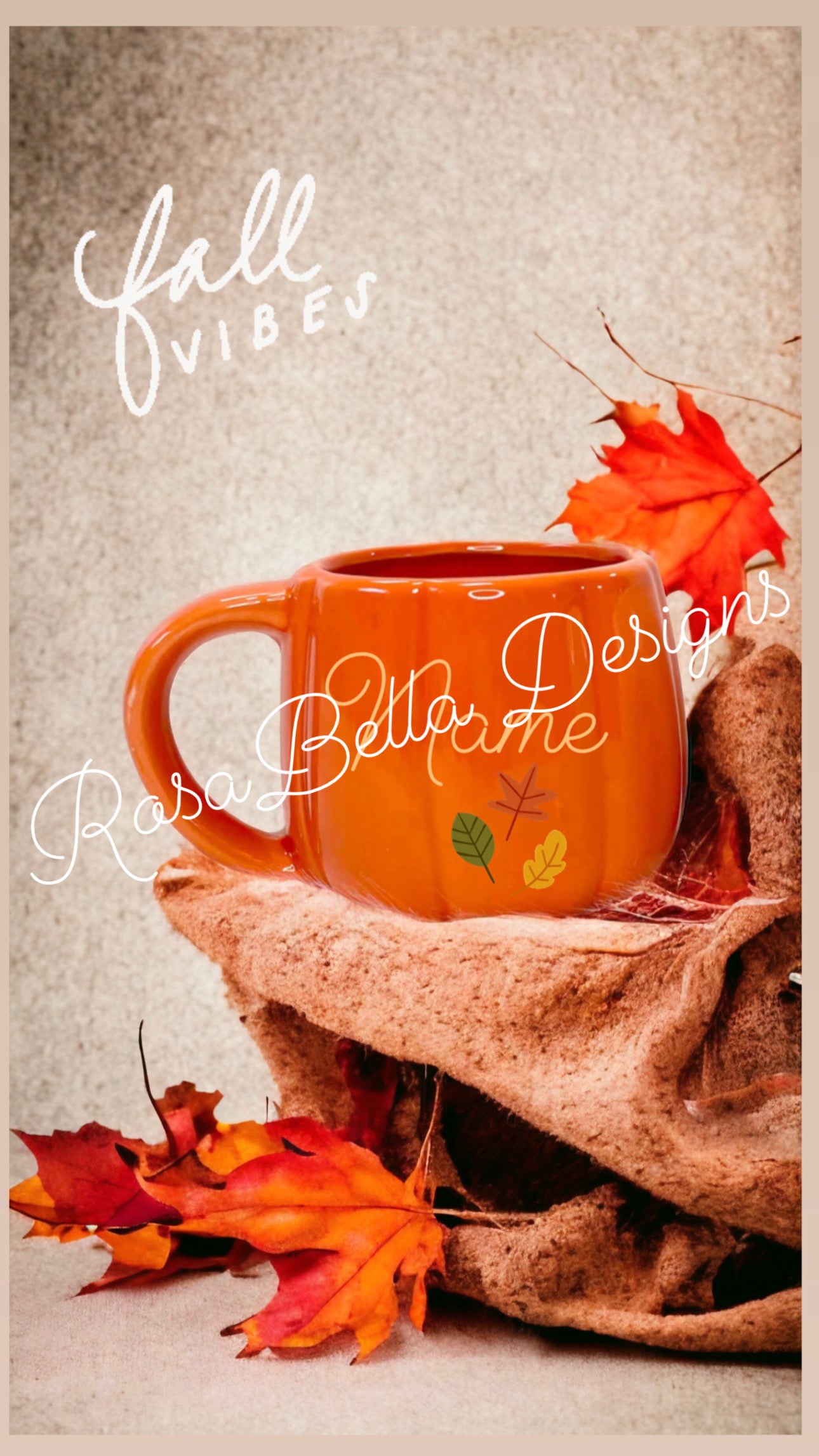 Personalised Halloween Pumpkin Mugs