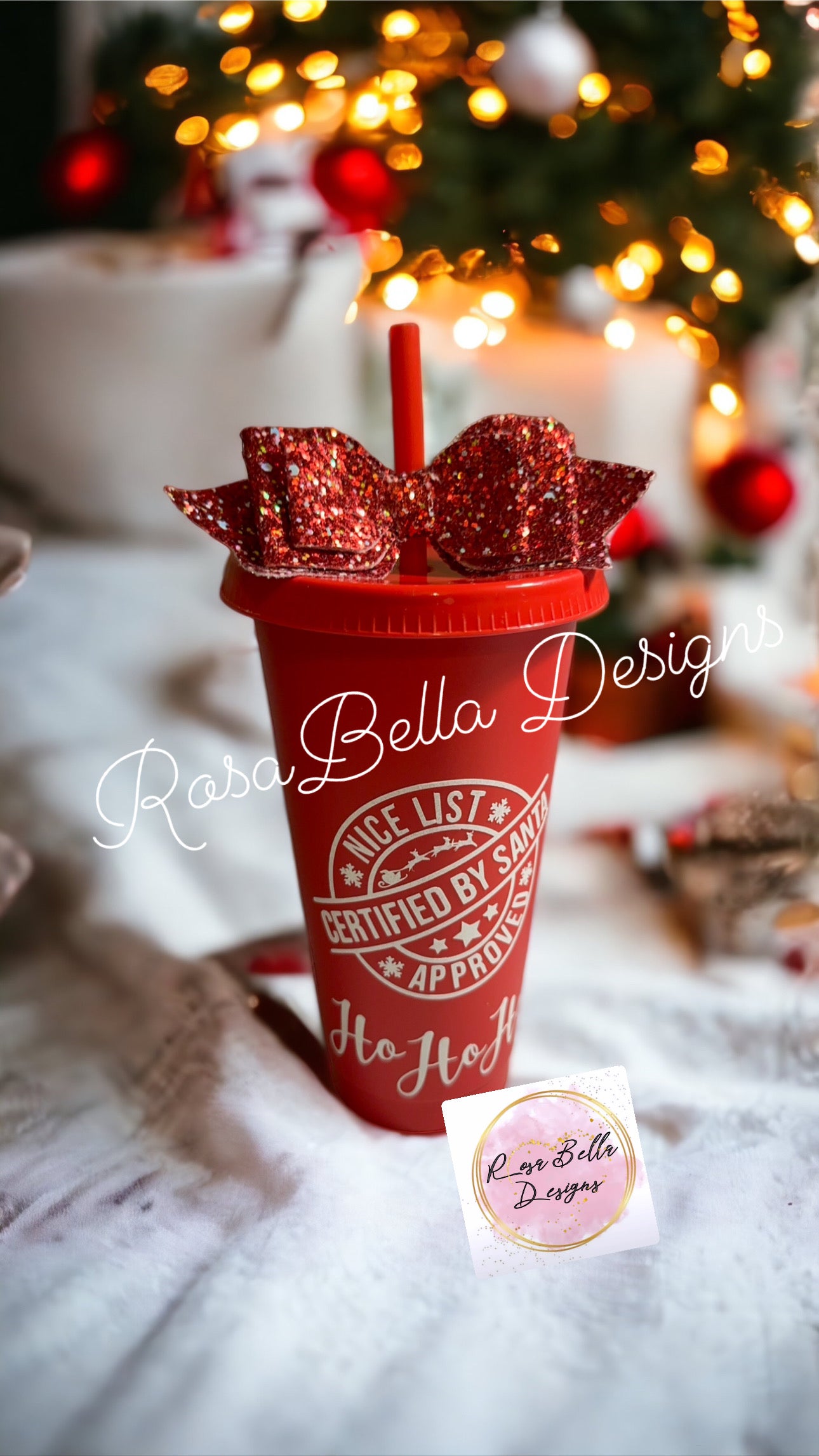 Personalised Santa Approved ‘Nice List’ Cold Cup