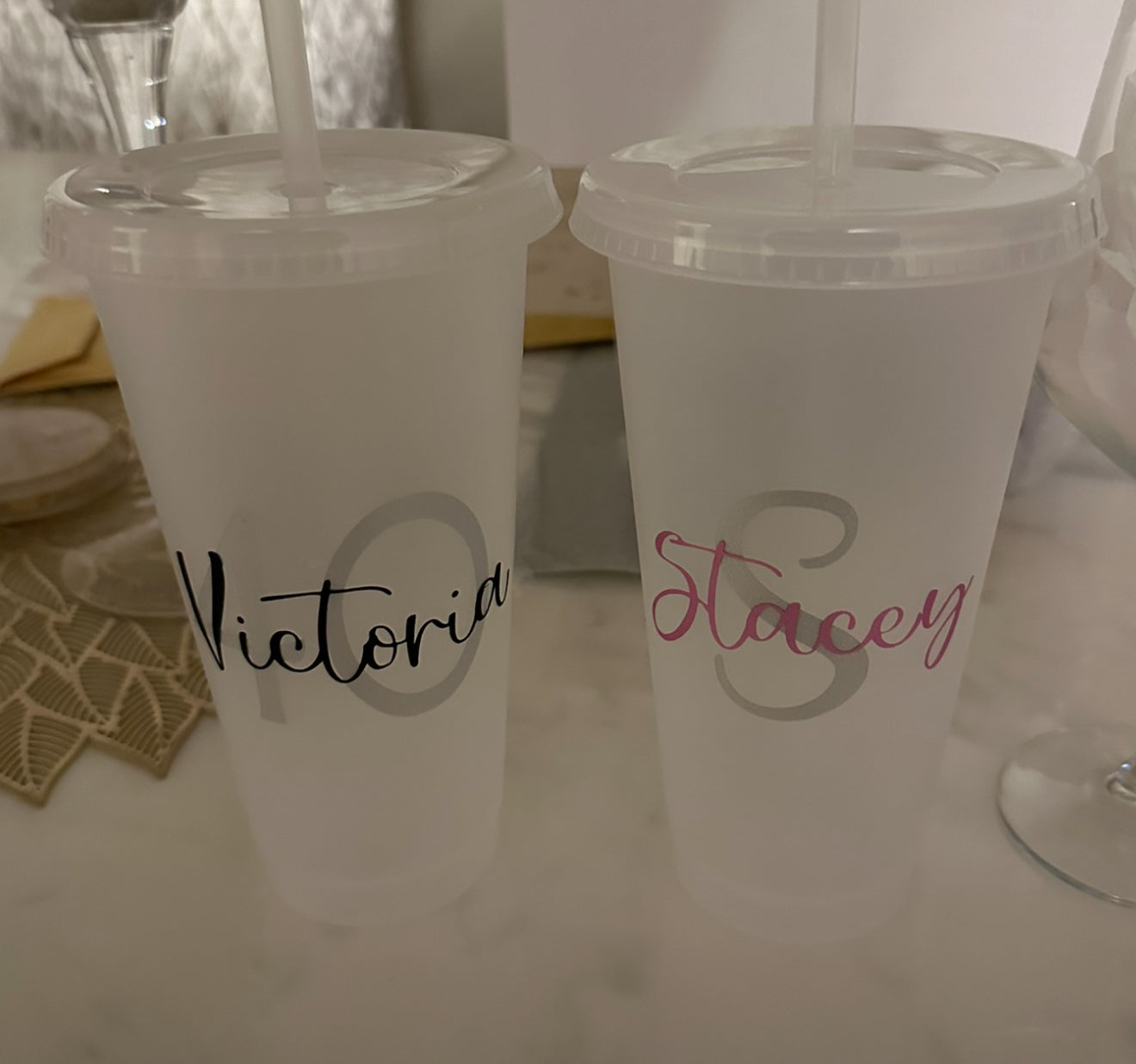 Chill, Sip, Repeat 🥤 Personalised Cold Cups with straw