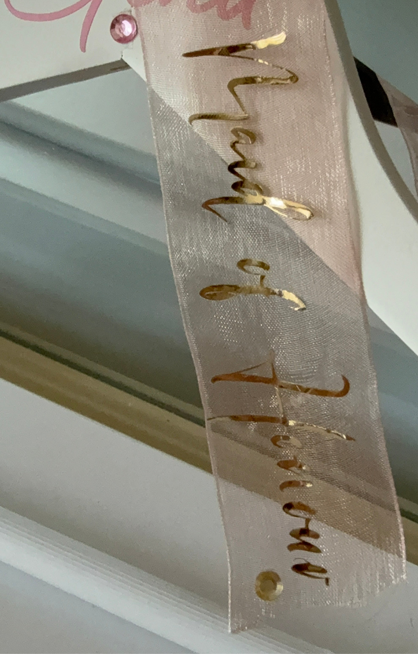 Hangers with Personalised Ribbon/Bow