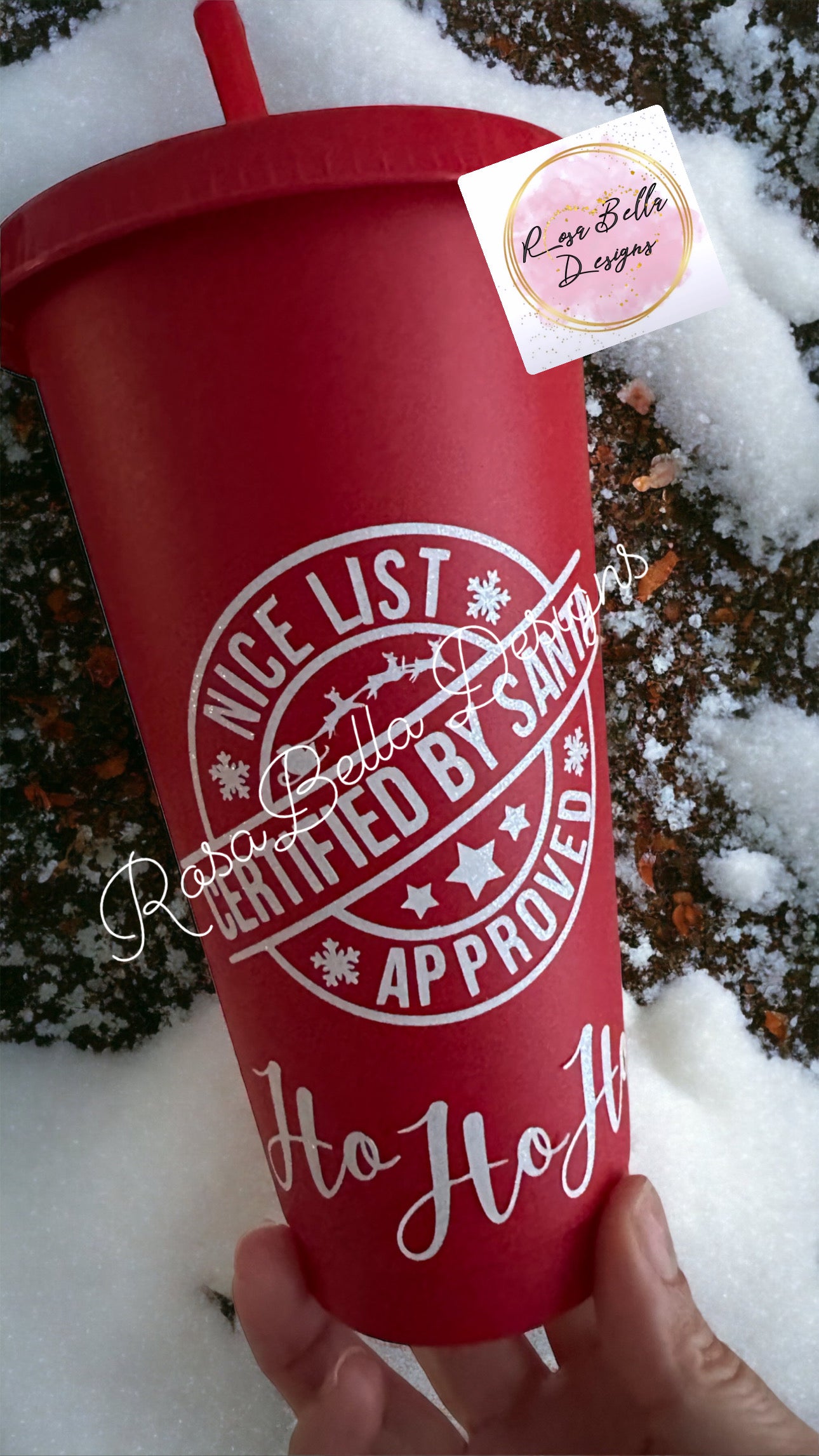 Personalised Santa Approved ‘Nice List’ Cold Cup