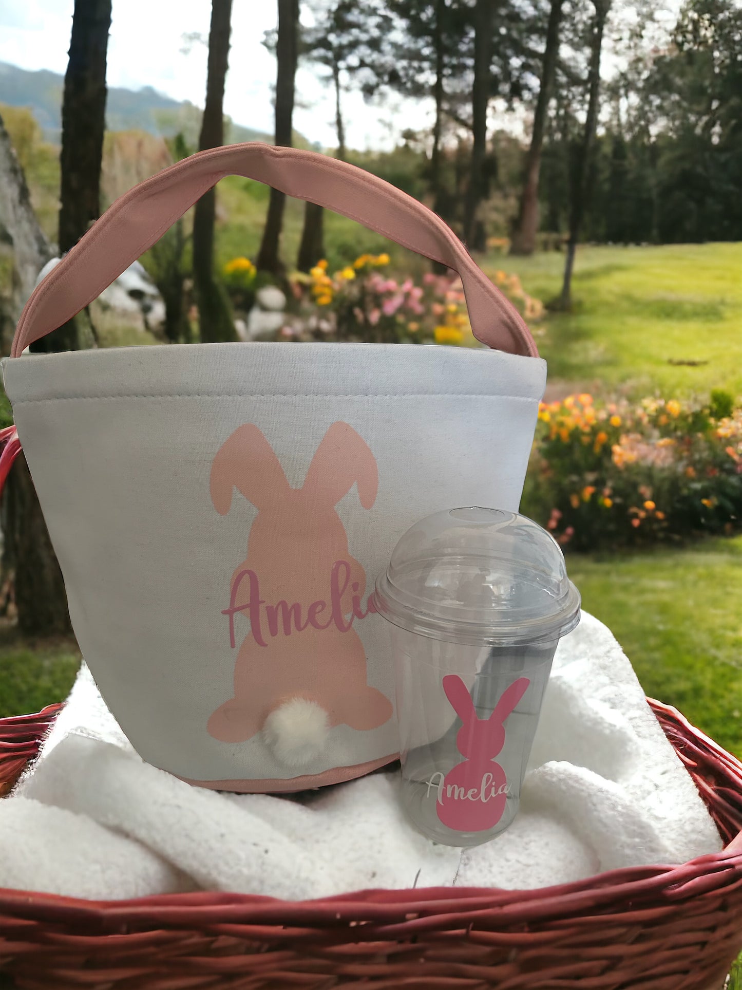 Cute Personalised Easter Bunny Cold Cups 🐣