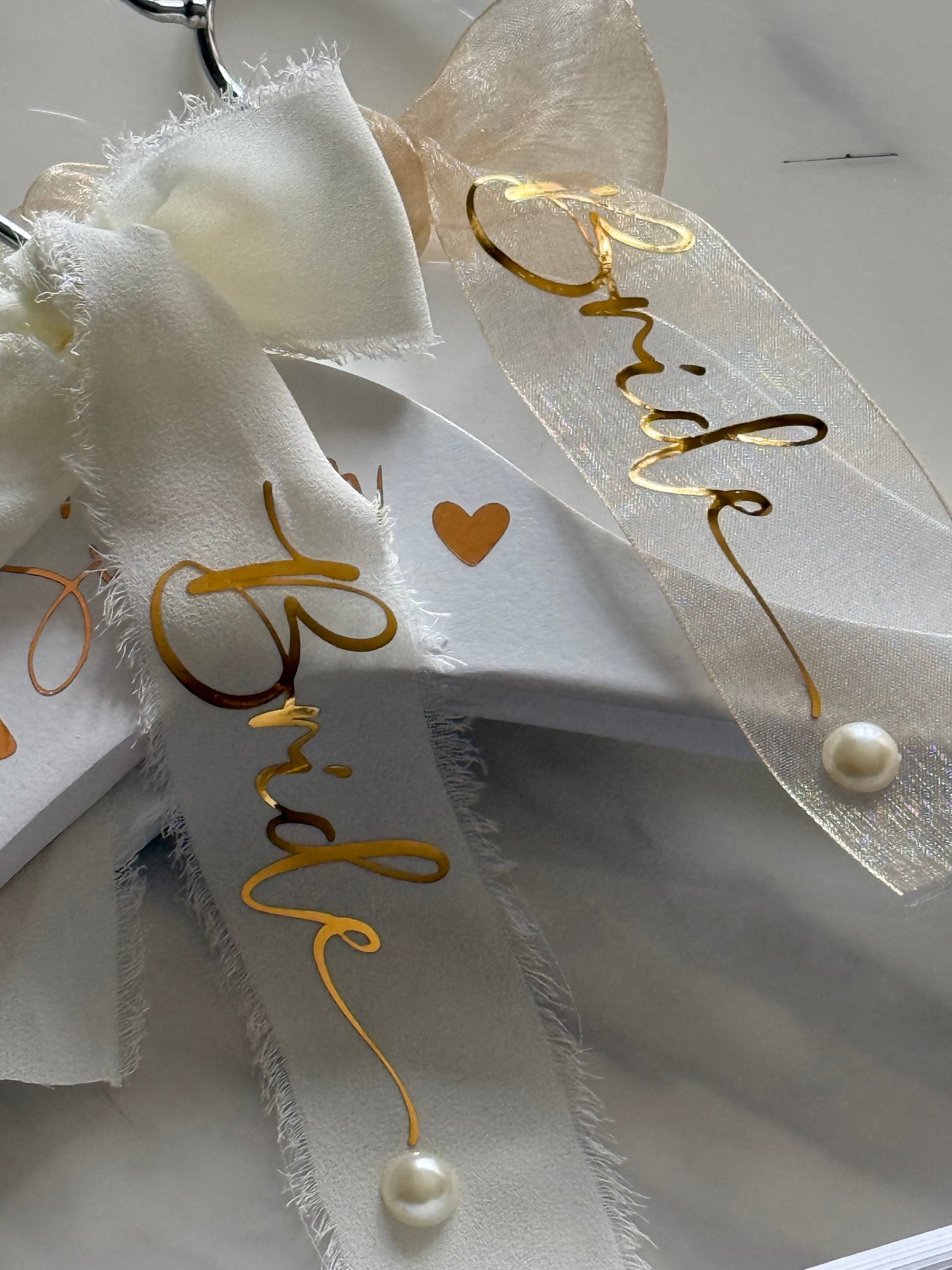 Hangers with Personalised Ribbon/Bow