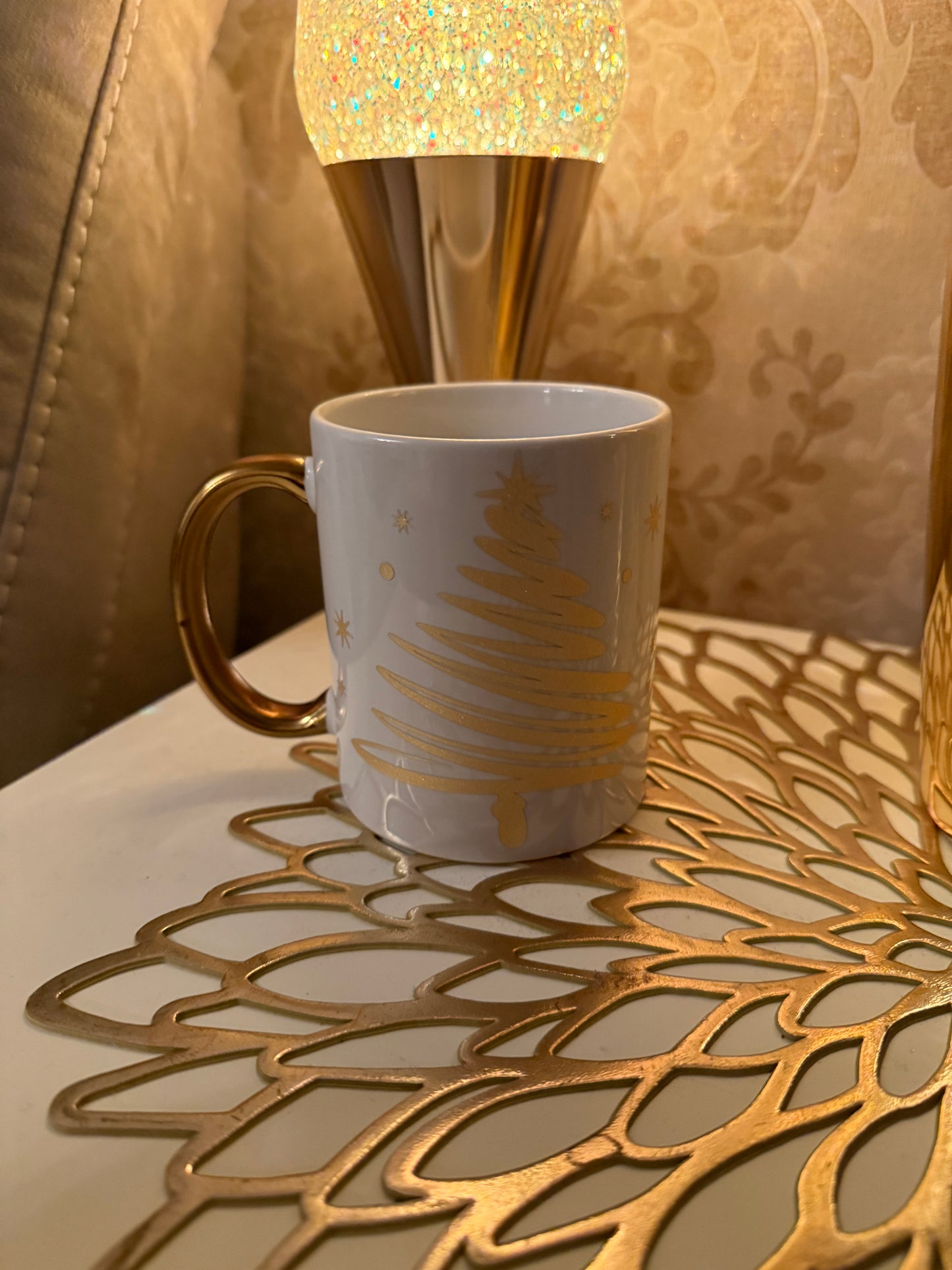 Personalised Sparkle Christmas Mugs