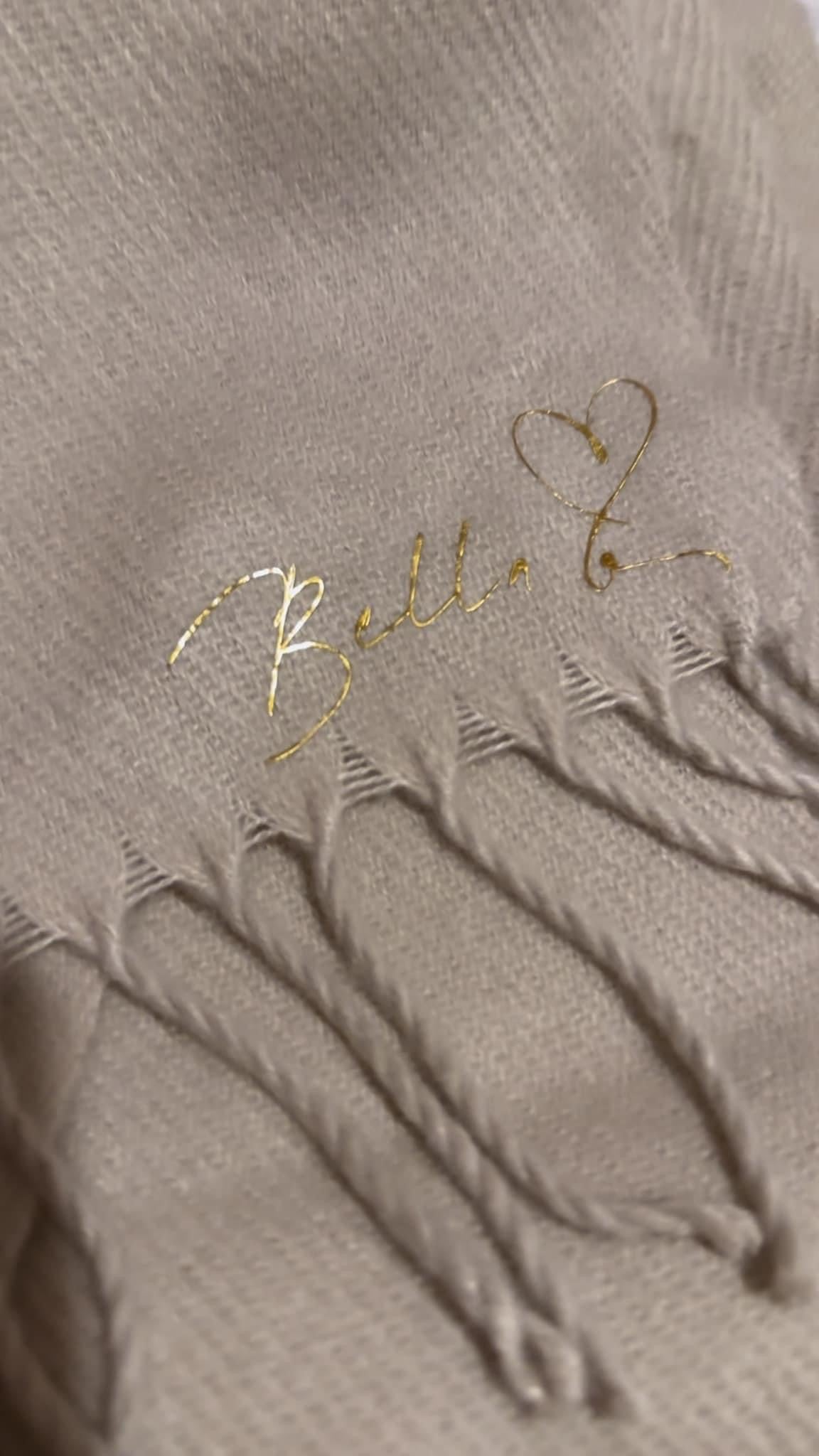 Personalised Woven Scarf 🧣