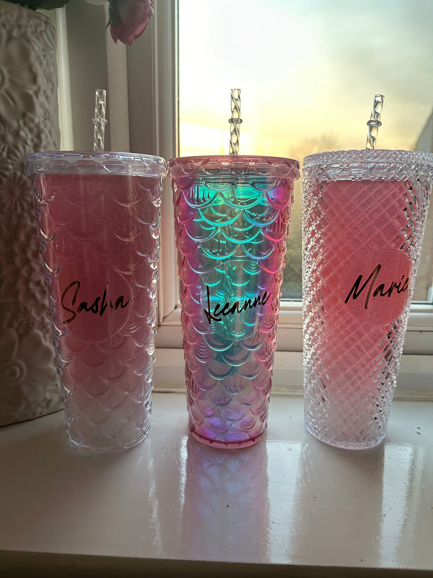 ✨ **Personalised Diamanté Sparkle Cold Cups** ✨