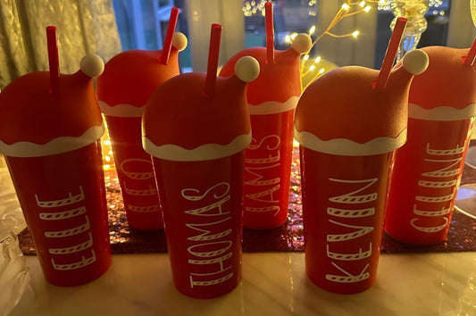 Personalised Santa Hat Cup