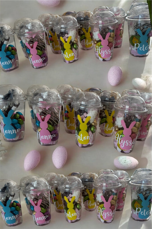 Cute Personalised Easter Bunny Cold Cups 🐣