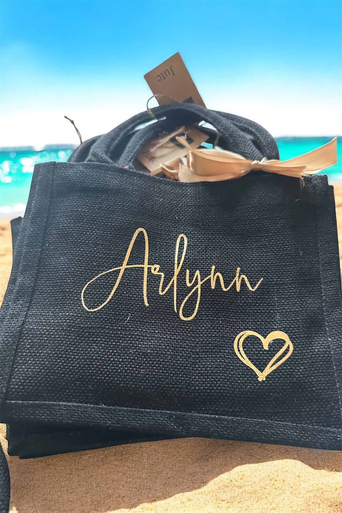 Jute Bag, Personalised, Gift, For Her, Bridal, Bridal Party, Bridesmaids, Birthday, hen party, girls, barbie, tote bag, mini bag, party bag