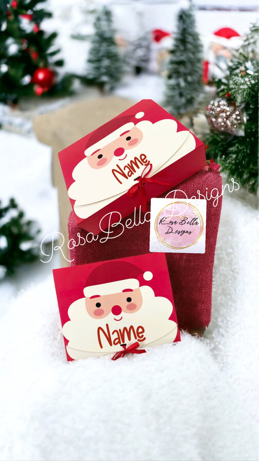 Personalised Red Santa Boxes