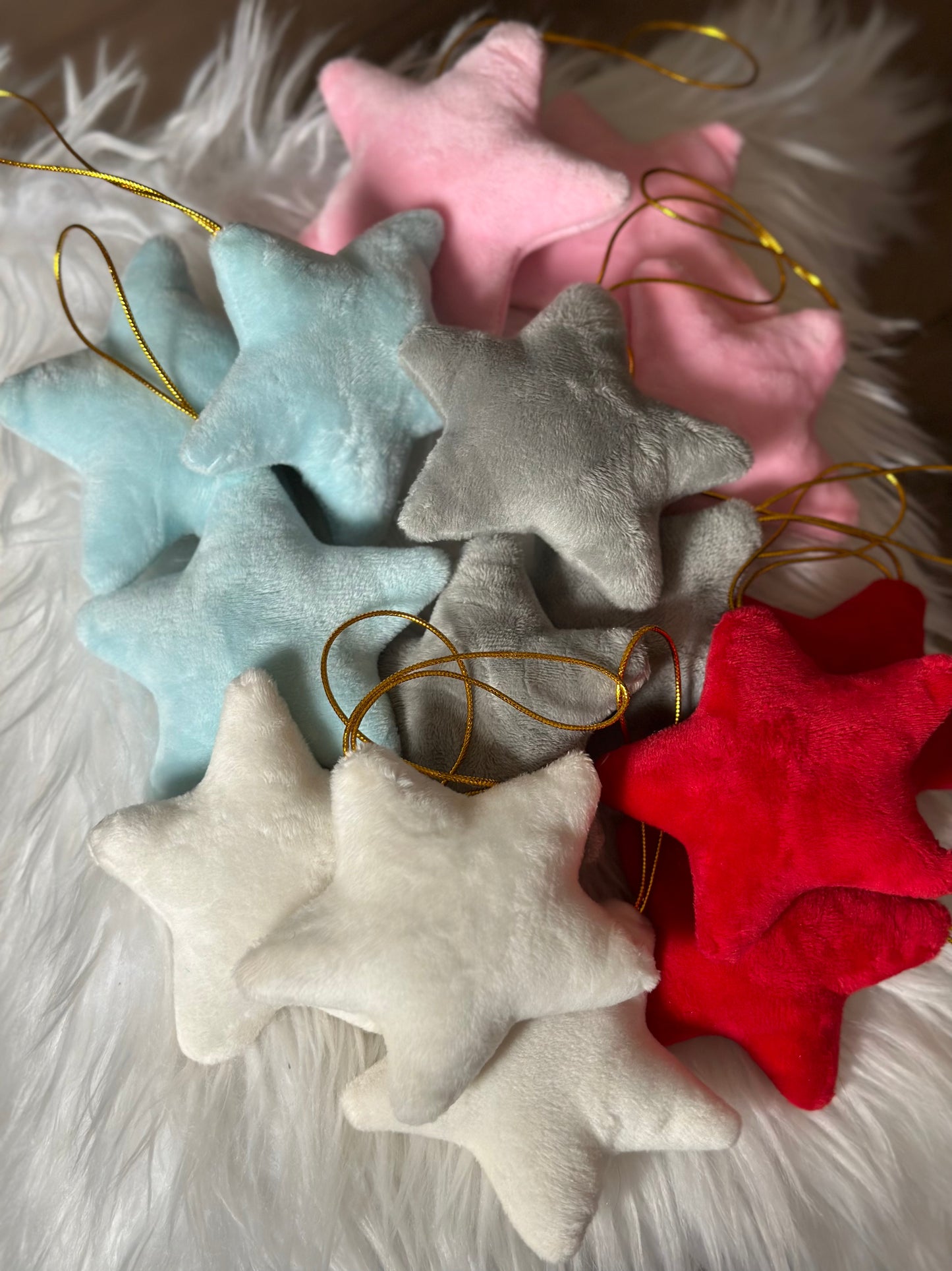 Personalised Velvet Hanging Stars 🌟🎄